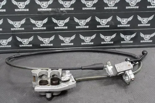 2004 KAWASAKI KX250 OEM NISSIN FRONT BRAKE CALIPER MASTER CYLINDER ASSEMBLY
