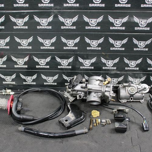 2015 KAWASAKI KX85 OEM KEIHIN CARB CARBURETOR THOTTLE ASSEMBLY