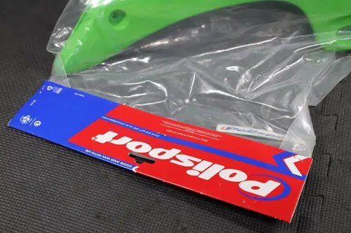 POLISPORTS 03-07 KX125 KX250 RADIATOR SCOOPS TANK SHROUDS PLASTICS KIT NOS