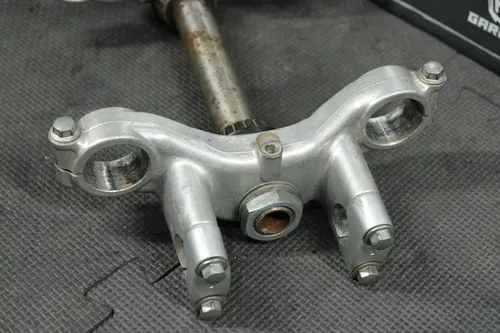 2003 00-04 KAWASAKI KX65 OEM FRONT FORKS LOWER UPPER TRIPLE TREE STEM CLAMP