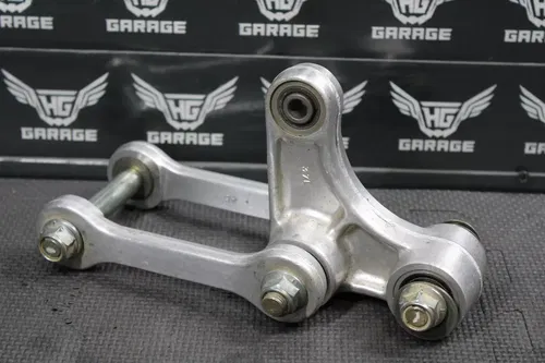 2003 KAWASAKI KLX400SR OEM REAR SHOCK LINKAGE LINKS NICE! 39007-S013