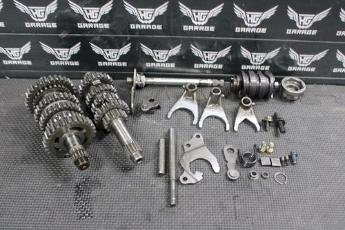 1999 YAMAHA YZ125 OEM ENGINE TRANSMISSION TRANNY ASSEMBLY GEARS