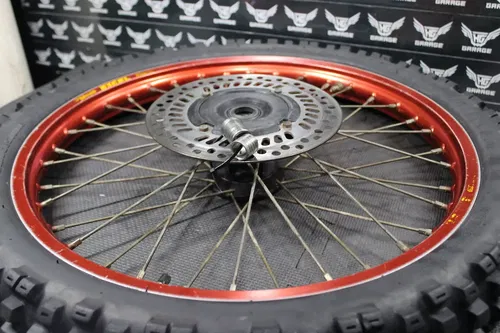 1992 HONDA CR250R EXCEL FRONT WHEEL RIM HUB ASSEMBLY 44601-ML3-600 44701-KZ3-862