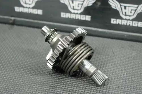 2001 99-02 KAWASAKI KX125 OEM KICKSTART KICK START SHAFT W IDLER GEAR 13066-1101