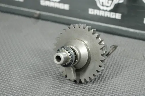 2001 99-02 KAWASAKI KX125 OEM KICKSTART KICK START SHAFT W IDLER GEAR 13066-1101
