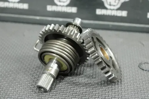 2001 99-02 KAWASAKI KX125 OEM KICKSTART KICK START SHAFT W IDLER GEAR 13066-1101