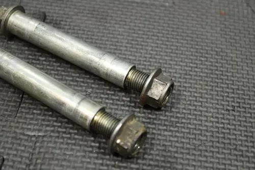 1999 SUZUKI RM125 OEM REAR SHOCK LINKAGE LINK ARMS ROD  62640-37E11
