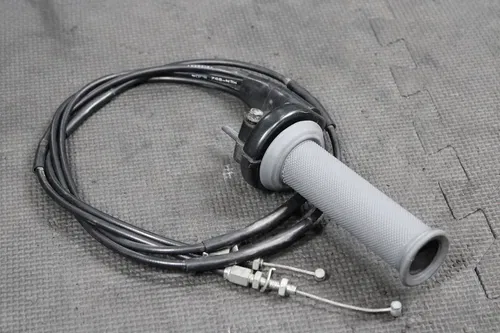 2006 HONDA CRF450R OEM RIGHT THROTTLE GRIP CABLE HOTSTART CABLE PLUNGER GOOD!