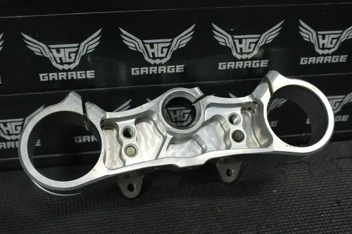 2007 KTM 250 SXF OEM BILLET FRONT FORK UPPER TRIPLE TREE BAR CLAMP 59401034019