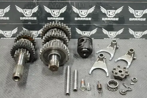 1992 91-94 KAWASAKI KDX250 OEM ENGINE TRANSMISSION TRANNY ASSEMBLY GEARS 13127-1