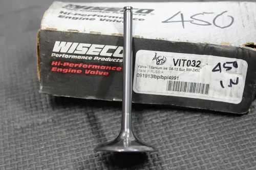 2011 SUZUKI RMZ450 08-13 WISECO TITANIUM INTAKE VALVE NEW OLD STOCK
