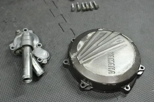 2015 YAMAHA WR250F YZ250F OEM ENGINE MOTOR INNER OUTER CLUTCH COVER WATER PUMP