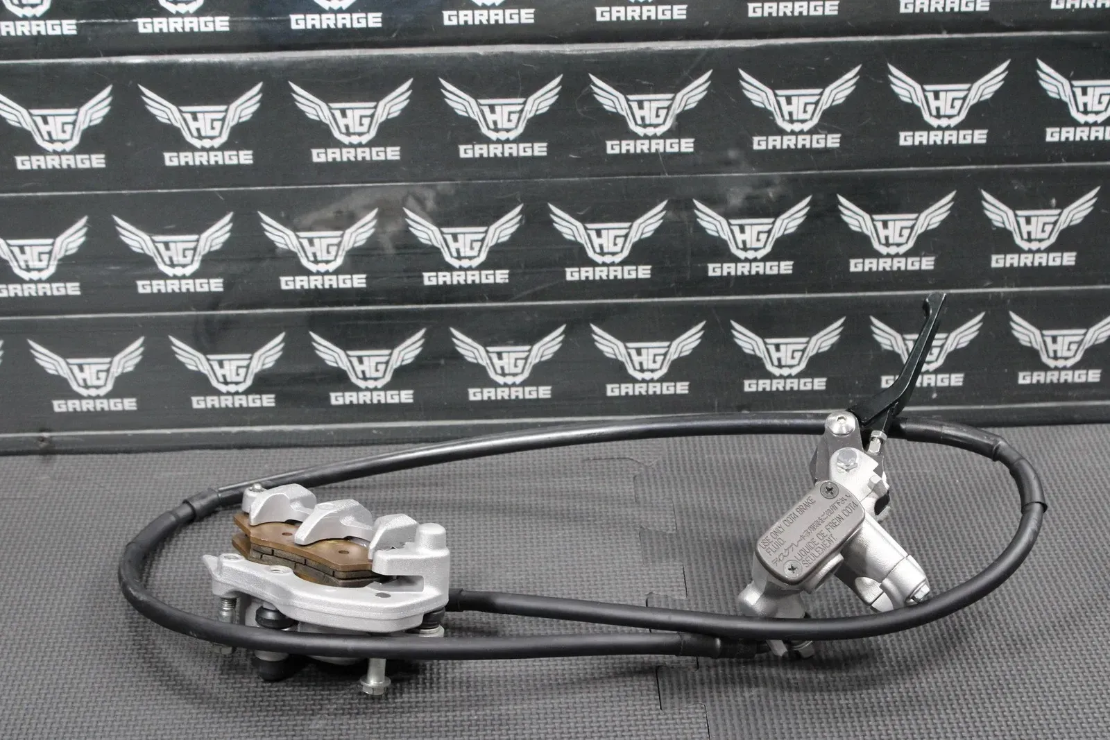 2019 HONDA CRF450R OEM FRONT BRAKE CALIPER MASTER CYLINDER HOSE LEVER COMPLETE