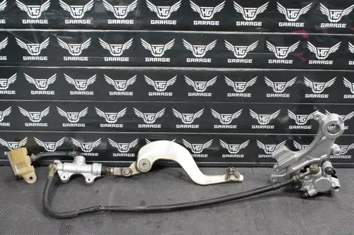 1999 YAMAHA YZ400F OEM NISSIN REAR BACK BRAKE CALIPER MASTER CYLINDER LEVER