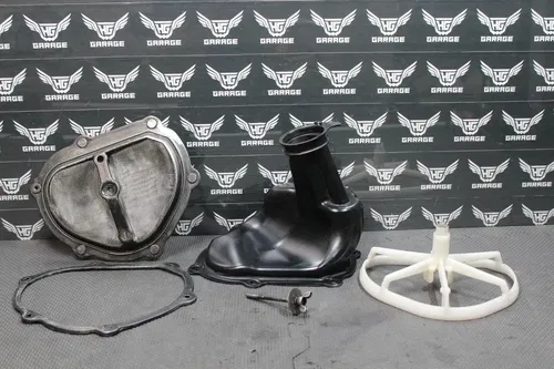 2009 KAWASAKI KX250F OEM INTAKE AIR CLEANER RUBBER BOOT JOINT 14073-0270