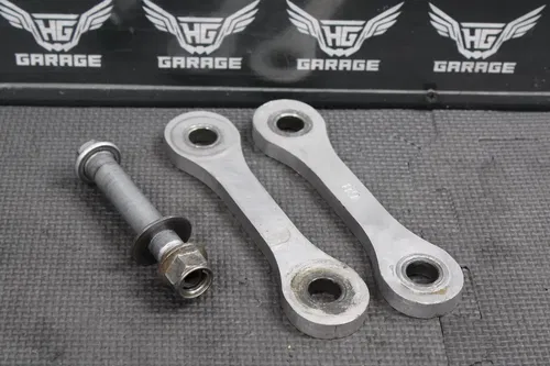 1990 KAWASAKI 90-02 KX125 KX250 OEM REAR DOGBONE SHOCK LINKAGE RODS 46102-1282