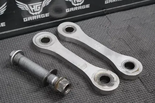 1990 KAWASAKI 90-02 KX125 KX250 OEM REAR DOGBONE SHOCK LINKAGE RODS 46102-1282