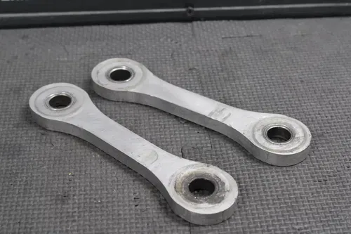 1990 KAWASAKI 90-02 KX125 KX250 OEM REAR DOGBONE SHOCK LINKAGE RODS 46102-1282