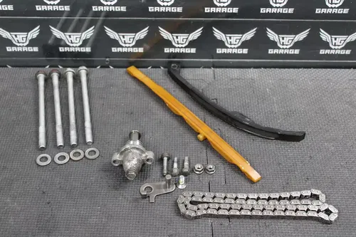 2015 YAMAHA YZ250FX OEM CAM CHAIN CAMSHAFT TENSIONER GUIDES HARDWARE 5TA-12210-1