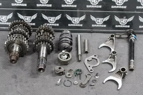 2009 KAWASAKI KX450F OEM ENGINE TRANSMISSION TRANNY ASSEMBLY GEARS 13127-0046