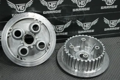 2001 KAWASAKI KX125 OEM HINSON CLUTCH BASKET OEM HUB SPRINGS HARDWARE 13087-1167