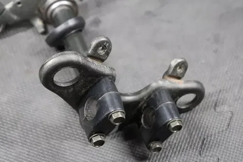 2000 SUZUKI 96-00 DS80 OEM FRONT FORKS LOWER UPPER TRIPLE TREE STEM CLAMP