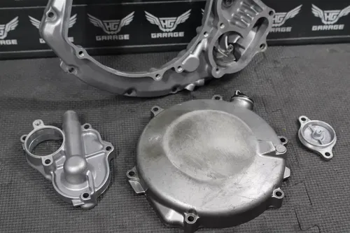 2007 SUZUKI 05-07 RMZ450 ENGINE MOTOR SIDE CLUTCH COVER 11340-35G20