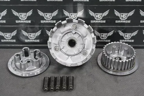 2004 YAMAHA 01-07 YZ250F OEM COMPLETE CLUTCH BASKET HUB PRESSURE HUB PLATE