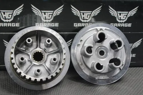 2004 YAMAHA 01-07 YZ250F OEM COMPLETE CLUTCH BASKET HUB PRESSURE HUB PLATE