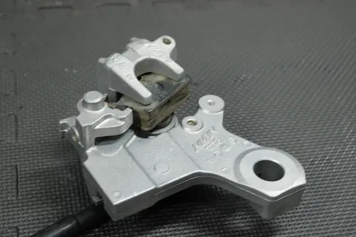2001 99-01 KAWASAKI KX125 OEM REAR BACK BRAKE CALIPER MASTER CYLINDER LEVER GOOD