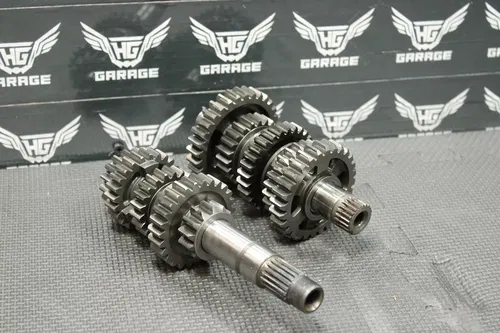 2005 HONDA CRF250X 04-09 OEM ENGINE TRANSMISSION MAINSHAFT COUNTERSHAFT