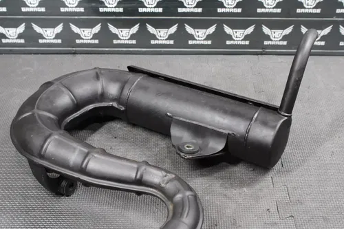 2004 SUZUKI QUADRUNNER 80 87-06 QUADSPORT OEM EXHAUST PIPE MUFFLER SLIP ON NICE!