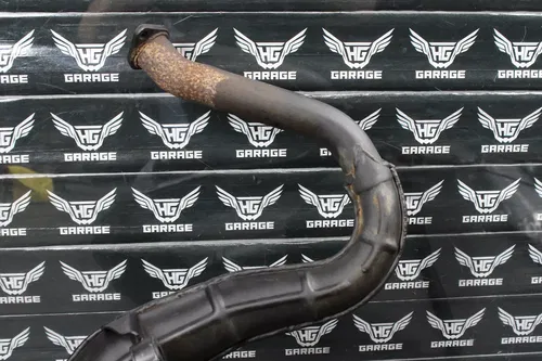 2004 SUZUKI QUADRUNNER 80 87-06 QUADSPORT OEM EXHAUST PIPE MUFFLER SLIP ON NICE!