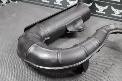 2004 SUZUKI QUADRUNNER 80 87-06 QUADSPORT OEM EXHAUST PIPE MUFFLER SLIP ON NICE!