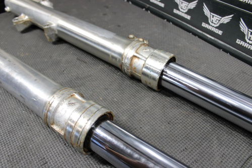 1986 HONDA XR250R OEM RIGHT LEFT FRONT SUSPENSION FORKS SHOCKS