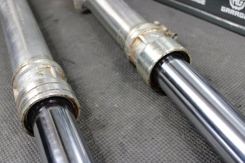 1986 HONDA XR250R OEM RIGHT LEFT FRONT SUSPENSION FORKS SHOCKS