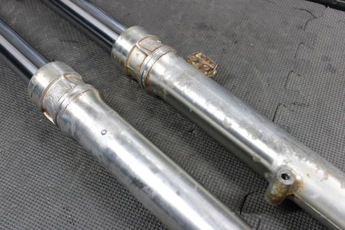 1986 HONDA XR250R OEM RIGHT LEFT FRONT SUSPENSION FORKS SHOCKS