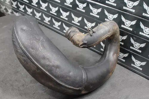 2002 SUZUKI RM250 OEM EXHAUST PIPE CHAMBER HEADER 14310-37F10