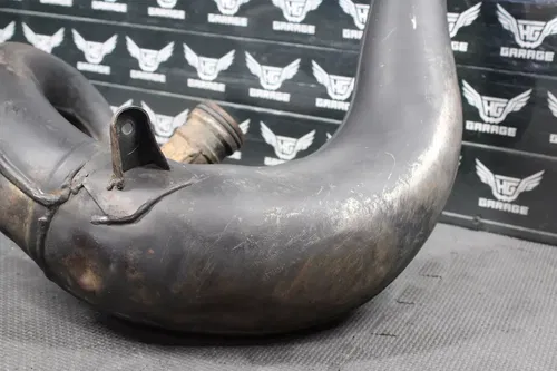 2002 SUZUKI RM250 OEM EXHAUST PIPE CHAMBER HEADER 14310-37F10
