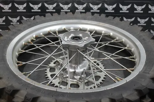 1998 KAWASAKI 97-05 KDX220R KDX200 18 X 2.15 OEM REAR BACK WHEEL RIM HUB TIRE