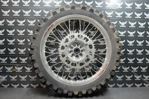 1998 KAWASAKI 97-05 KDX220R KDX200 18 X 2.15 OEM REAR BACK WHEEL RIM HUB TIRE