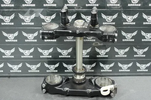 2009 KAWASAKI KX250F OEM FRONT FORKS LOWER UPPER TRIPLE TREE STEM CLAMP