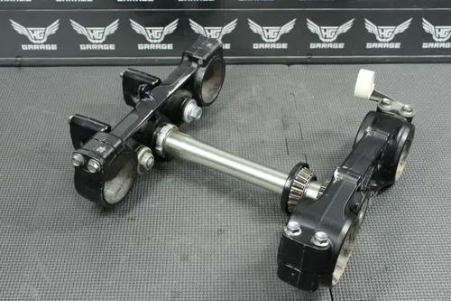 2009 KAWASAKI KX250F OEM FRONT FORKS LOWER UPPER TRIPLE TREE STEM CLAMP