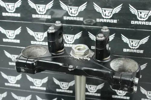2009 KAWASAKI KX250F OEM FRONT FORKS LOWER UPPER TRIPLE TREE STEM CLAMP