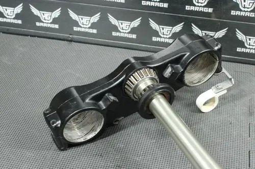 2009 KAWASAKI KX250F OEM FRONT FORKS LOWER UPPER TRIPLE TREE STEM CLAMP