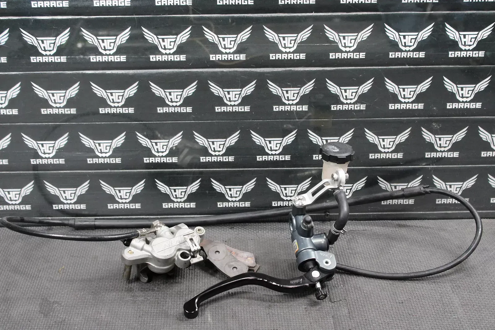 2003 KAWASAKI KX250 2T OEM FRONT BRAKE CALIPER AFTERMARKET MASTER CYLINDER NICE!