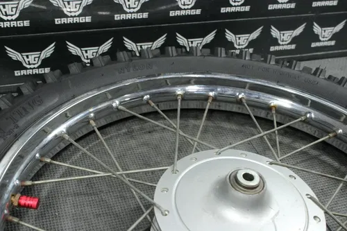2005 04-06 KAWASAKI KLX125 OEM 17" X 1.40"  FRONT WHEEL RIM HUB SPOKES ASSEMBLY