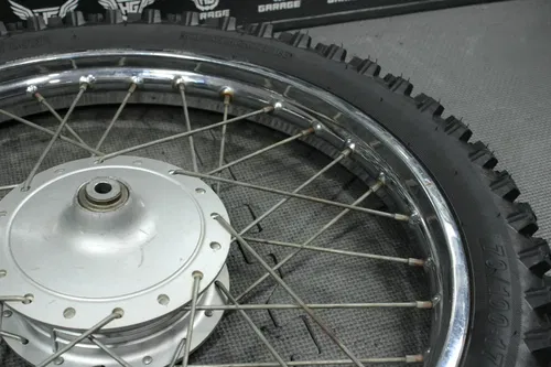 2005 04-06 KAWASAKI KLX125 OEM 17" X 1.40"  FRONT WHEEL RIM HUB SPOKES ASSEMBLY