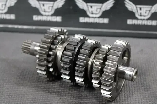 1997 SUZUKI RM125 MODEL V OEM ENGINE TRANSMISSION COUNTERSHAFT DRIVE SHAFT GEARS