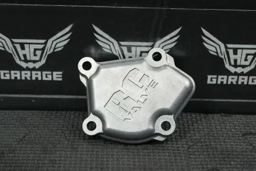 2005 HONDA CR125R ENGINE CYLINDER JUG LEFT SIDE COVER POWER VALVE 12107-KSR-730